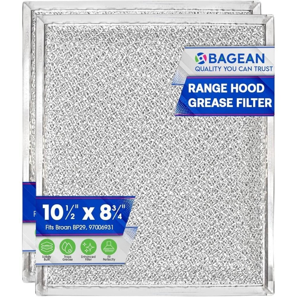 🆕 Range Hood Filter Replacement Kitchen Exhaust Fan Aluminum Mesh Grease Stove